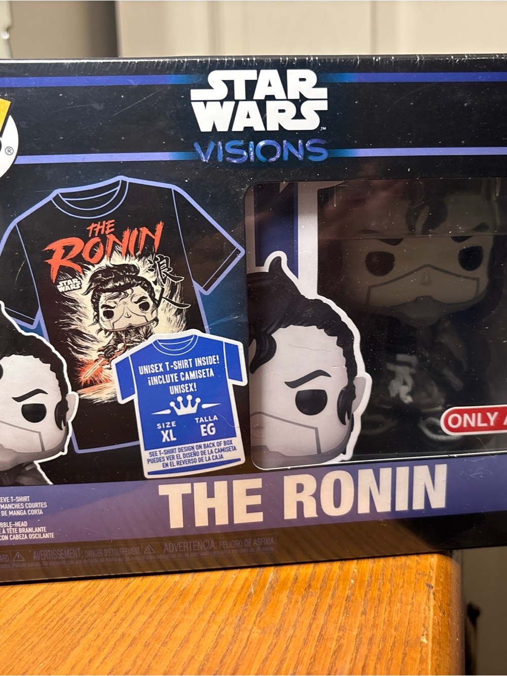 Funko Star Wars Visions The Ronin Black Tee & Pop! Set